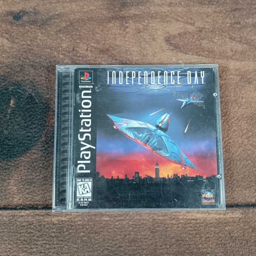 Independence‎ Day PlayStation 1 PS1 Game Complete in Box CIB TESTED Working
